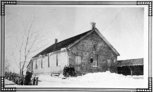 Built in 1896, this Floradale Mennonite Church was north of the village.