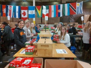 Youth at Operation Christmas child